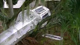 Hurricane Irma Destroys 3 Church Steeples In Auburndale Florida