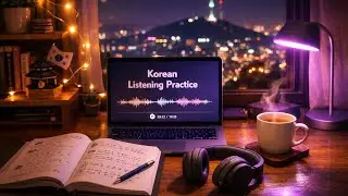 Increase your listening power 🎧 || Korean Listening Practice 🌙🎧&rdquo;&ldquo;Night Study Vibes: