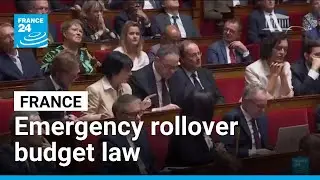 French lawmakers race to pass emergency rollover 2026 budget law &bull; FRANCE 24 English