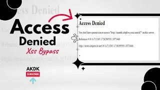 Access Denied Xss Bypass