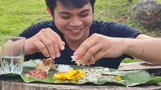 Mukbang leftovers | Countryside life in the Philippines asmr
