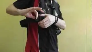 Put on a laser tag vest correctly