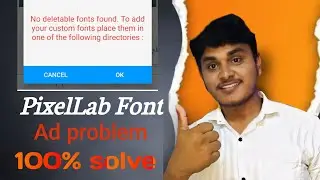 Pixellab font add problem | how to add fonts in pixellab  #secrettech #pixellab