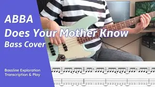 ABBA - Does Your Mother Know - Bass Cover