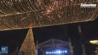 Palestinians kick off Christmas celebrations in Bethlehem city