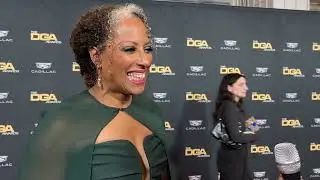 Millicent Shelton ('Lessons in Chemistry' director) on 2024 DGA Awards red carpet