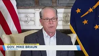 Gov. Mike Braun speaks on redistricting