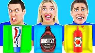 CHOOSE THE RIGHT SAUCE | Weird Food Combinations by Multi DO Challenge