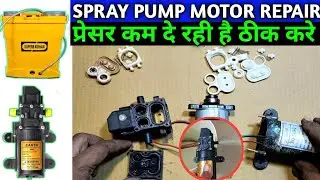 How to repair spray pump motor 🤗  Agricultural spray pump motor repair|| bk experiment