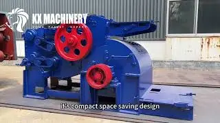 High Efficiency Chipping and Crushing Machine for Wood Waste Processing
