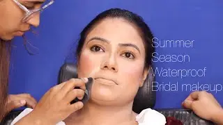 Summer Bridal Makeup/ Waterproof Bridal Makeup Step By Step In Detail