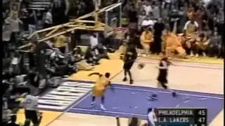 Kobe Bryant Fastbreak Dunk (2001 NBA Finals vs. Philadephia Sixers)