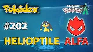 202 Donde encontrar a Helioptile (ALFA) Leyendas Pokemon Z-A - Alfadex Luminalia Alphadex