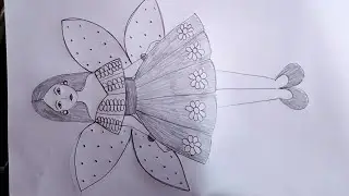 Pari ka Chitra !! Pari drawing !! Chitra kaise banaye !!