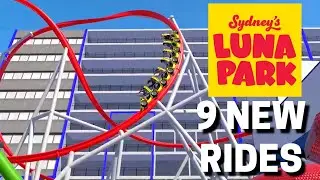 Luna Park Sydney Announce 9 NEW RIDES For 2021 - Intamin Single Rail Coaster!