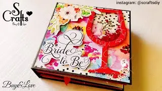 Scrapbook for bride to be | Handmade gifts for wedding Anniversary gifts | birthday cards | S Crafts