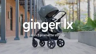 ginger&trade; lx 4-in-1 pramette stroller
