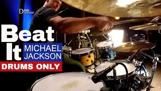 Michael Jackson - Beat It - Isolated Drums Only (🎧High Quality Audio)