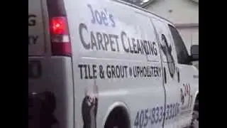 Joe's Carpet Cleaning Van