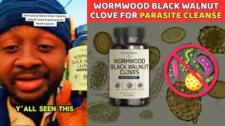 #1 Wormwood Black Walnut Clove for Parasite Cleanse Naturally - Parasite Dewormer Review
