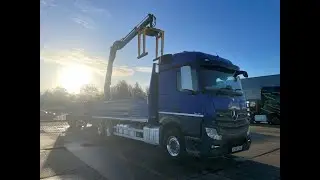 SOLD: MERCEDES ACTROS 2546 *EURO 6* 6X2 DRAWBAR OUTFIT BRICK GRAB&ndash;2018&ndash;AY18 JXA