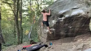 Lost Keys (V4) - Tall Beta: Castle Rock Bouldering [Pfiff]