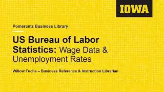US Bureau of Labor Statistics: Wage data & Unemployment Rates