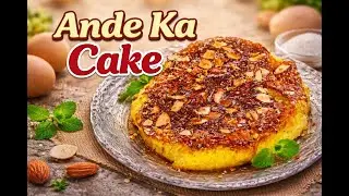 Ande Ka cake | Air Fryer Egg cake recipe | Soft and Moist Cake Recipe