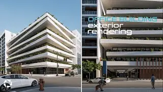 🏬​ TUTORIAL: RENDER EXTERIOR | EDIFICIO DE OFICINAS