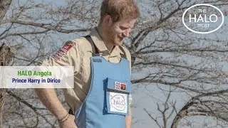 HALO Angola | Prince Harry in Dirico