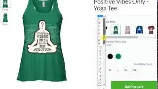 Positive Vibes Only - Yoga T-Shirt | Fashionable T-Shirt