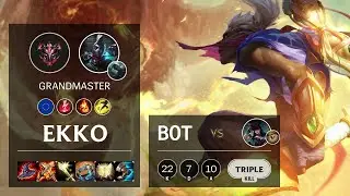 Ekko Bot vs Caitlyn - EUW Grandmaster Patch 10.16