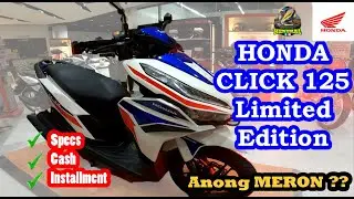 Honda Click 125 Limited Edition | Specs Cash Installment #honda #click125 #ByahengHeneral