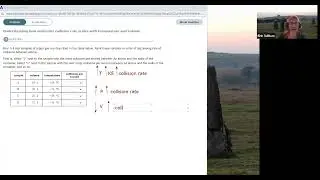Understanding How Molecular Collision Rate Scales with Temperature and Volume
