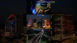 hangzhou 🇨🇳 vs gift city 🇮🇳 vs jakarta 🇮🇩 #india #nightveiw #drone #skyscraper  #china #indonesia