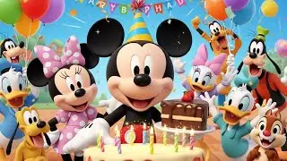 Mickey Mouse Birthday Party | Fun  Cartoon for Kids