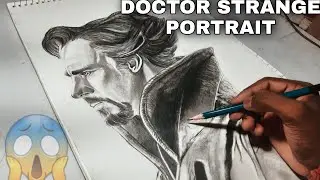 How to draw Doctor Strange Portrait  [ Marvel studio ] 😱