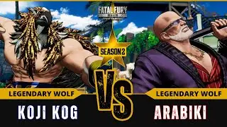 FF:CotW 🐺 KOJI KOG (Tizoc) vs ARABIKI (Mr.Big)⭐Replay Match - FATAL FURY: CotW - 1/26