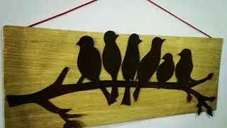 DIY Wall Decor | diy Wall Hanging | Paper Bird Wall Hanging | Cardboard Wall Decor | artmypassion