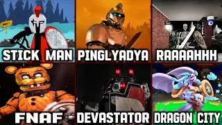 Skeleton Shield Meme 💀  Stick Man, Devastator, FNAF