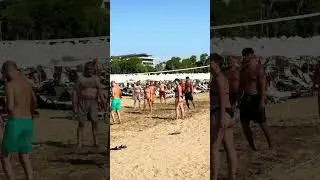 Good Time For ibiza Beach Volleyball ⛱️ #ibiza #spainbeach #sand