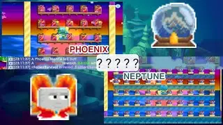 EZ NEPTUNE/PHOENIX??? OPENING 60 SUPER SUMMER SURPRISE AND 25 SUPER FIREWORKS | GROWTOPIA GACHA