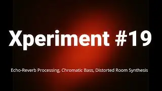 Xperiment #19 &ndash; Echo-Reverb Processing, Chromatic Bass, Distorted Room Synthesis