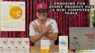 UNBOXING FUN - ATOMY PRODUCT & MINI COMPUTER TABLE