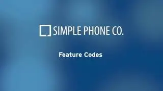 Feature Codes