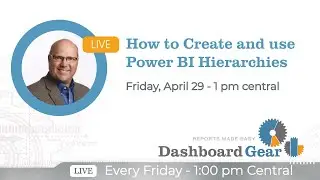 How to Create and use Power BI Hierarchies