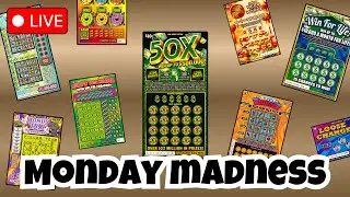 SCRATCHING $100 WORTH OF SCRATCH OFF LOTTERY TICKETS FROM MULTIPLE STATES