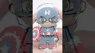 #captainamerica #amigurumi #capitanamerica #marvel #avengers #crochet #ganchillo #freepattern