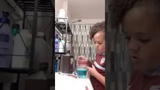 mixing a light blue in to a light purple