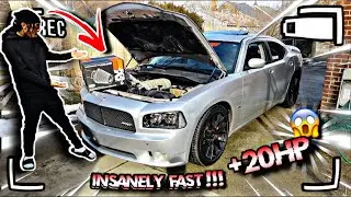 INSTALLING A K&N COLD AIR INTAKE ON MY SRT8 DODGE CHARGER 😱*SOUNDS INSANE*💨